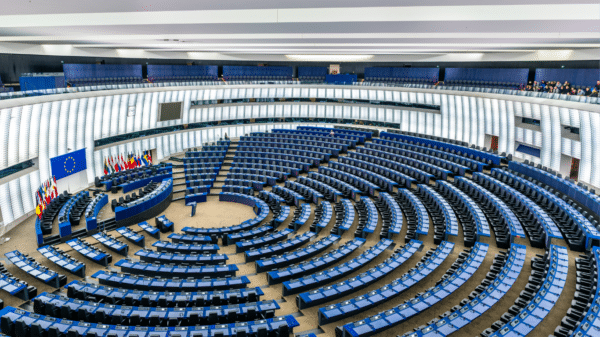 Vu du Parlement européen vide