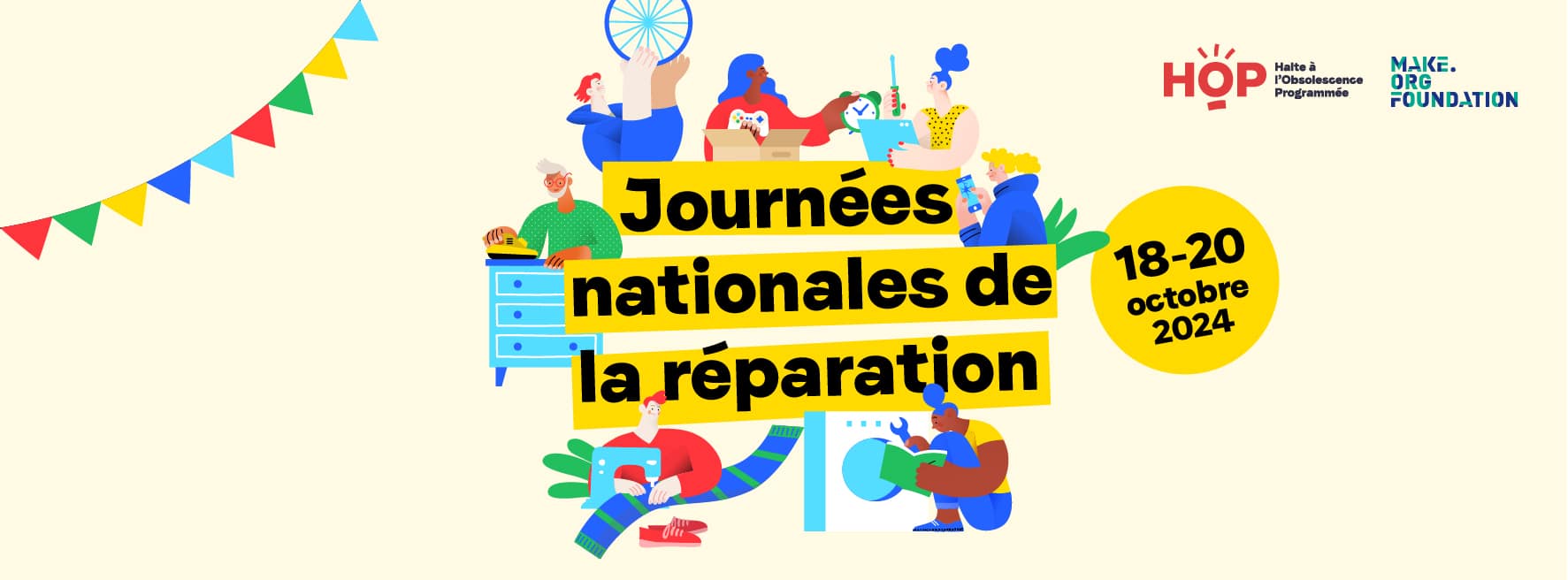 La 2ème édition des Journées nationales de la réparation se tiendra les 18, 19 et 20 octobre 2024