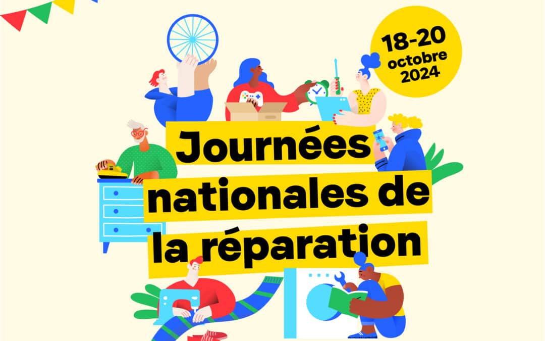 Inscrivez-vous au lancement des Journées nationales de la réparation à Paris, Strasbourg, Bordeaux ou Rennes