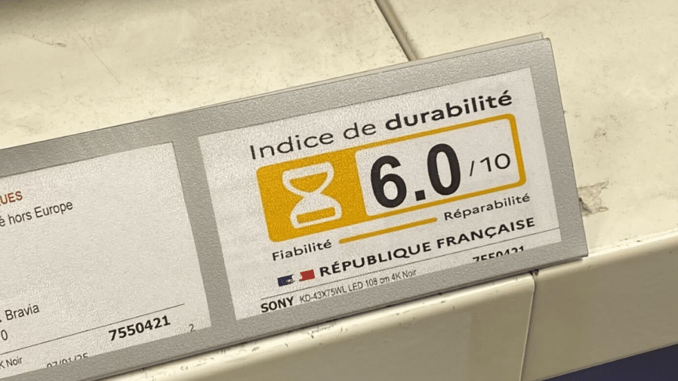 L'indice de réparabilité a désormais un impact sur le prix des produits